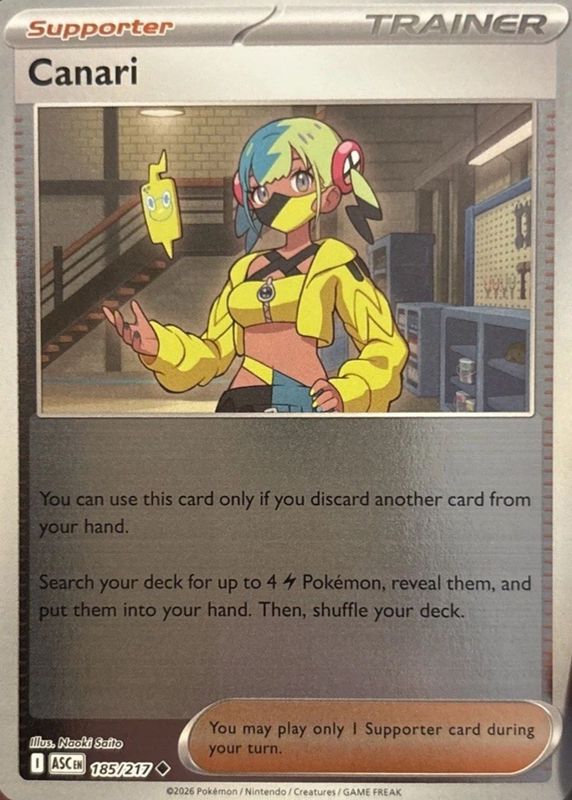 2026 Mega Evolution: Ascended Heroes #185/217 Reverse Holo