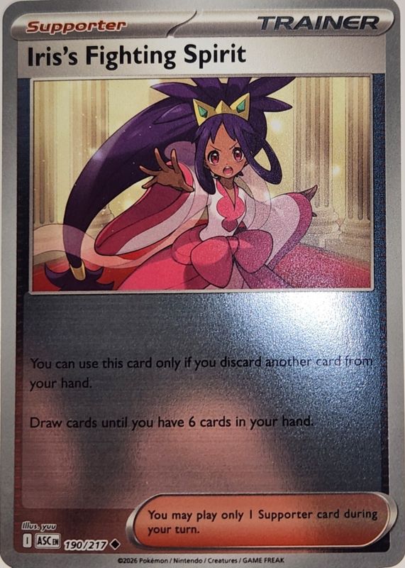 2026 Mega Evolution: Ascended Heroes #190/217 Reverse Holo