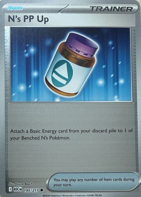 2026 Mega Evolution: Ascended Heroes #195/217 Reverse Holo