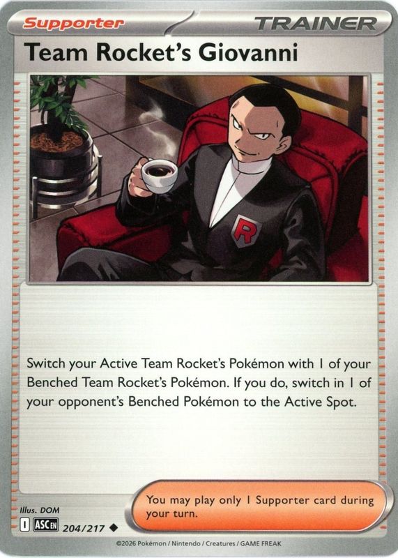 2026 Mega Evolution: Ascended Heroes #204/217 Base