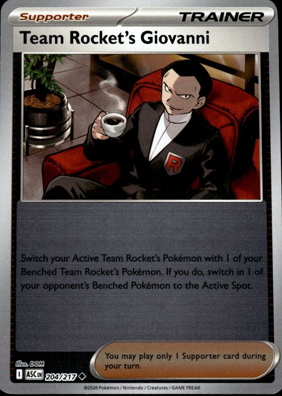 2026 Mega Evolution: Ascended Heroes #204/217 Reverse Holo