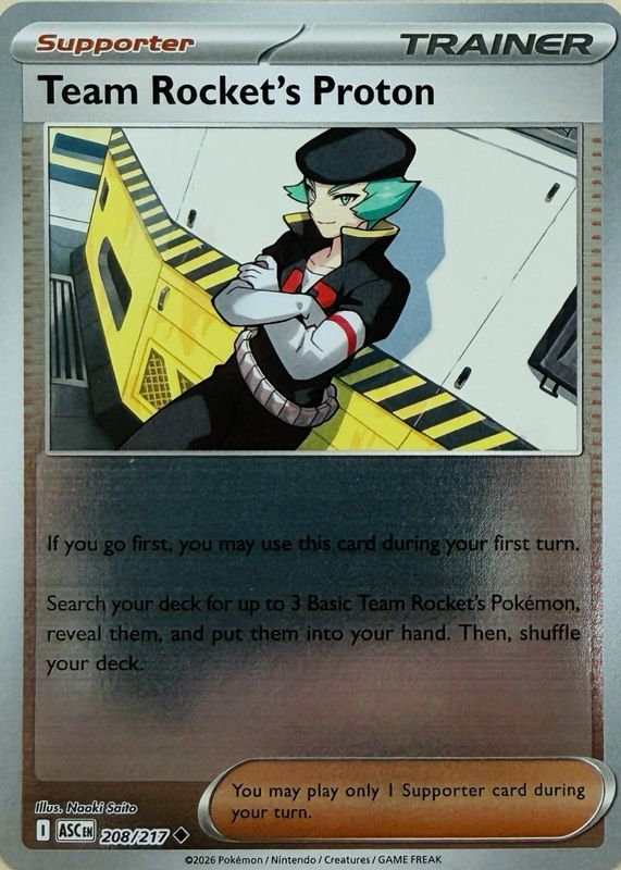 2026 Mega Evolution: Ascended Heroes #208/217 Reverse Holo