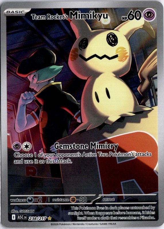2026 Mega Evolution: Ascended Heroes #238/217 Illustration Rare