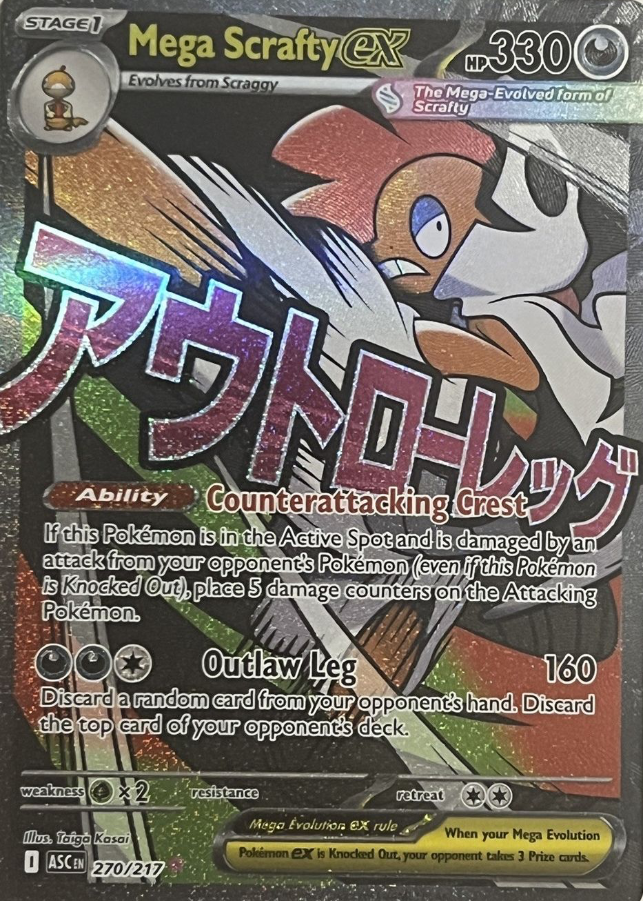 Mega Scrafty ex Pokemon Cards Price Guide - Sports Card Investor