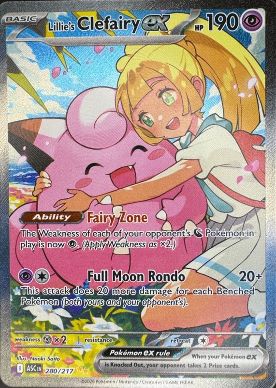 2026 Mega Evolution: Ascended Heroes #280/217 Special Illustration Rare