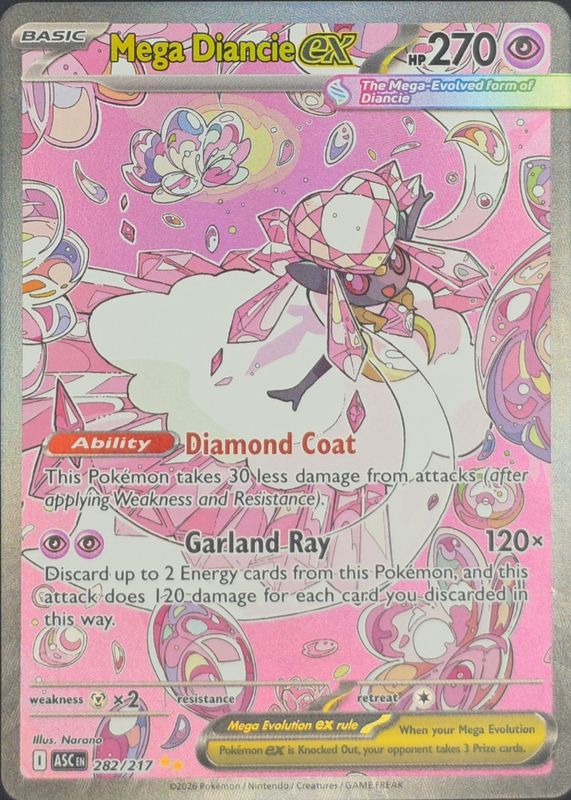 2026 Mega Evolution: Ascended Heroes #282/217 Special Illustration Rare