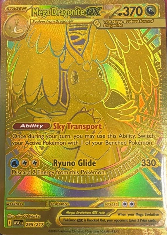2026 Mega Evolution: Ascended Heroes #295/217 Mega Hyper Rare (Secret)