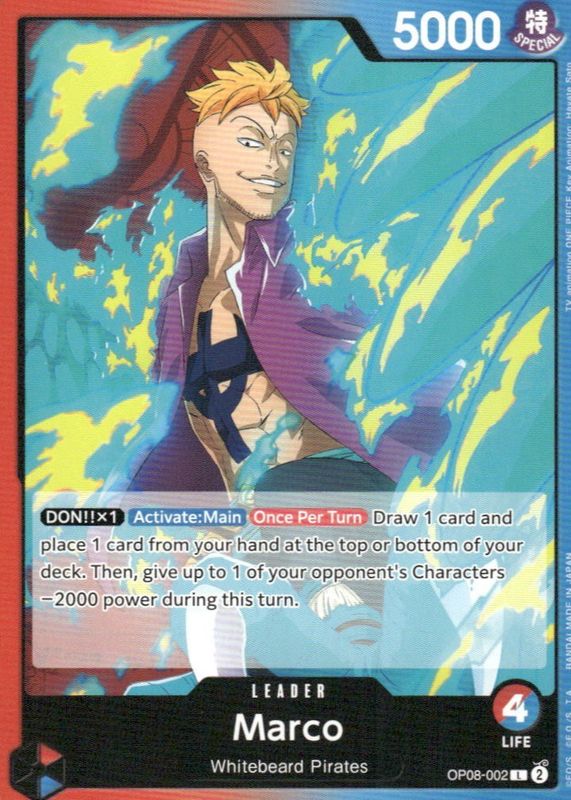 2024 Two Legends #OP08-002 Leader