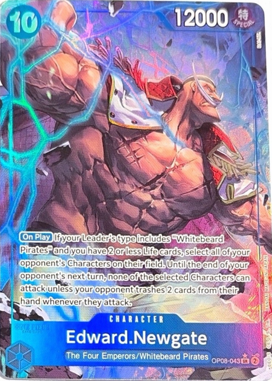 edward newgate one piece card game Top Chase in OP10: Insights select all of your opponents Characters on their field One Piece Card Game -
