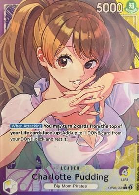 2024 Two Legends #OP08-058 Leader (Alternate Art)