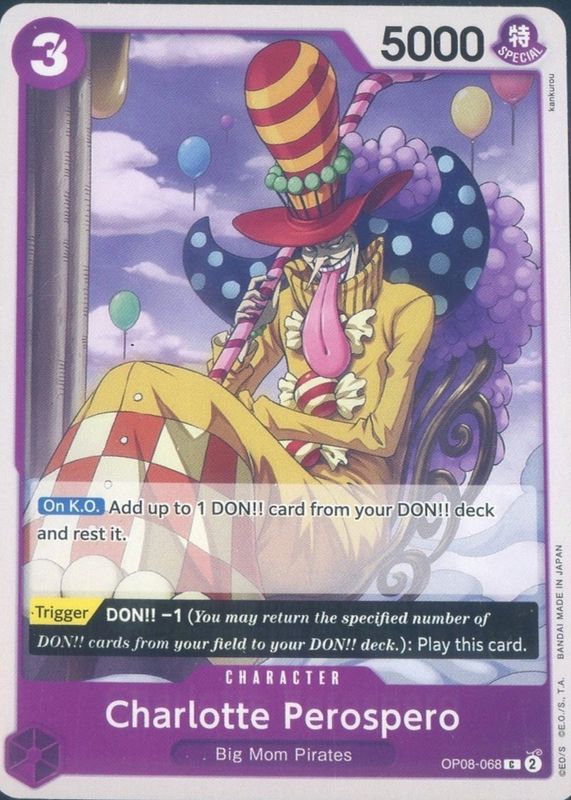 2024 Two Legends #OP08-068 Base