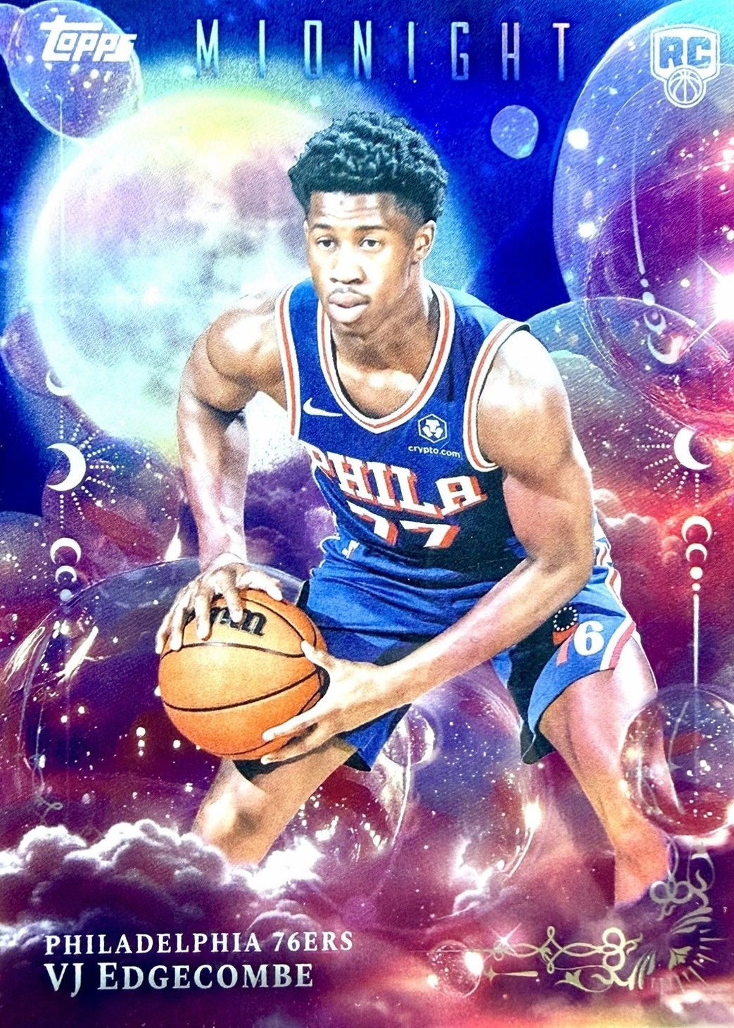 VJ Edgecombe 2025 Topps Midnight #DL-18 Dreamland /(SSP) Price