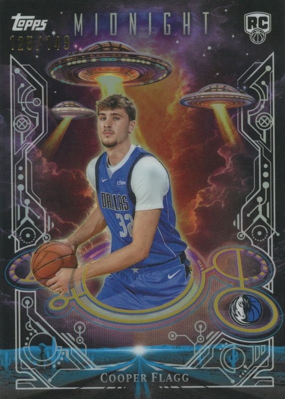 Cooper Flagg 2025 Topps Midnight #DD-16 Daydreamers - Morning /149 