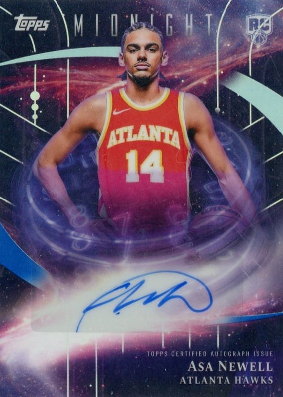 2025 Topps Midnight #SMR-AN Stroke of Midnight Autographs Rookies