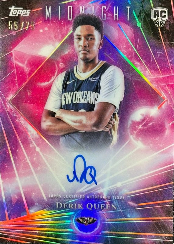 Derik Queen 2025 Topps Midnight #DMAR-DQ Dark Matter Rookie 