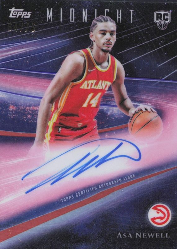 2025 Topps Midnight #RHS-AN Rookie Horizon Signatures - Dusk /75