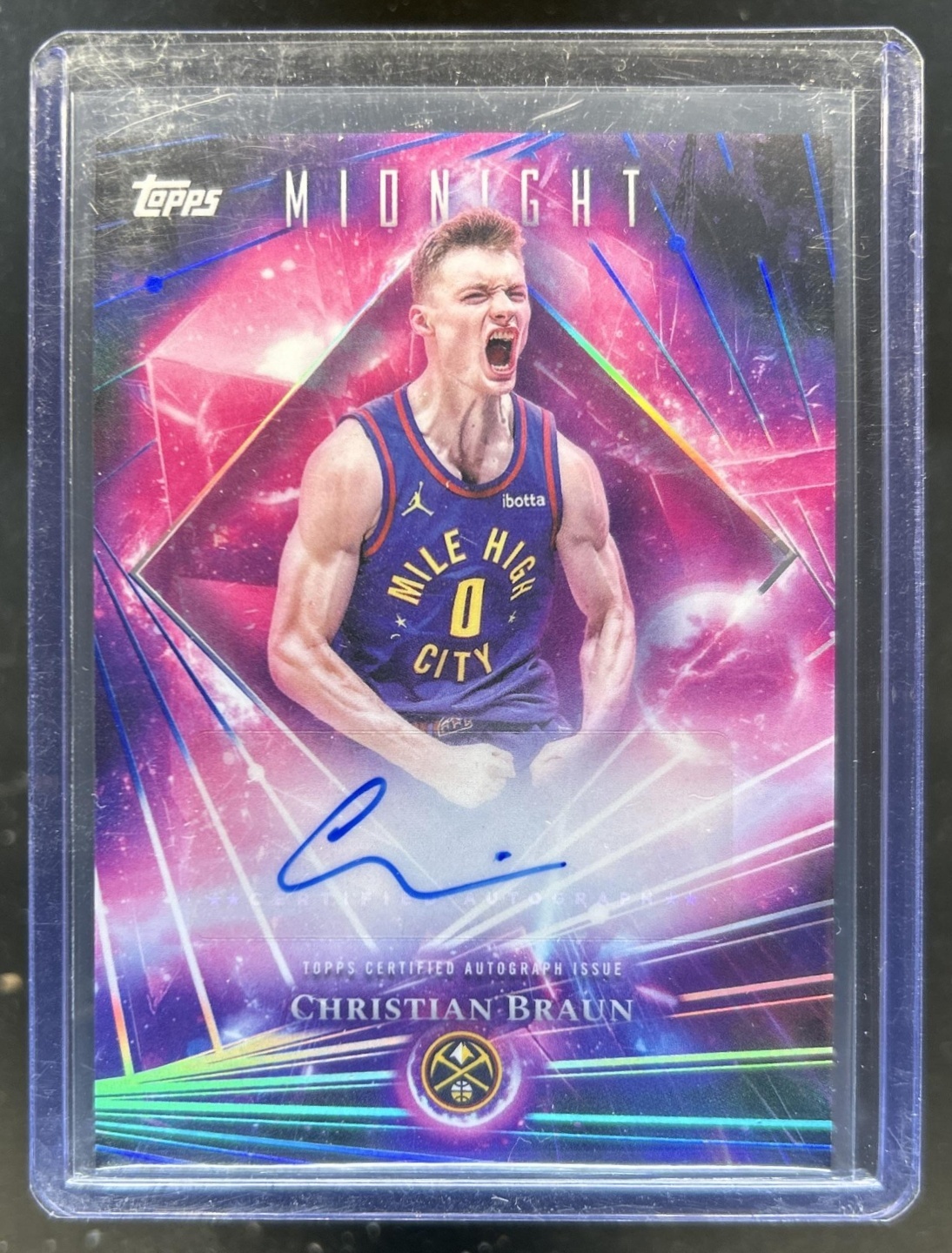 Christian Braun 2025 Topps Midnight #DMA-CB Dark Matter Autographs