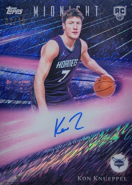 Kon Knueppel 2025 Topps Midnight #RHS-KK Rookie Horizon Signatures