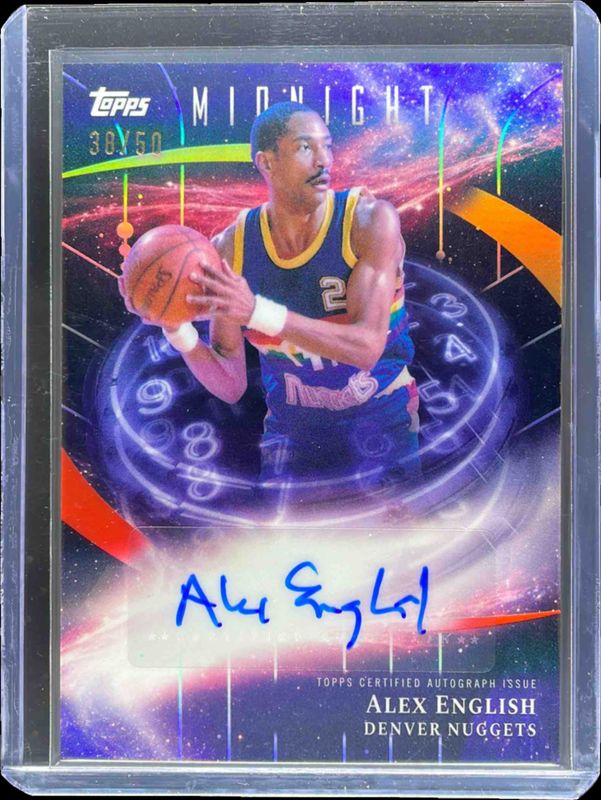 2025 Topps Midnight #SM-AE Stroke of Midnight Autographs - Summer Solstice /50