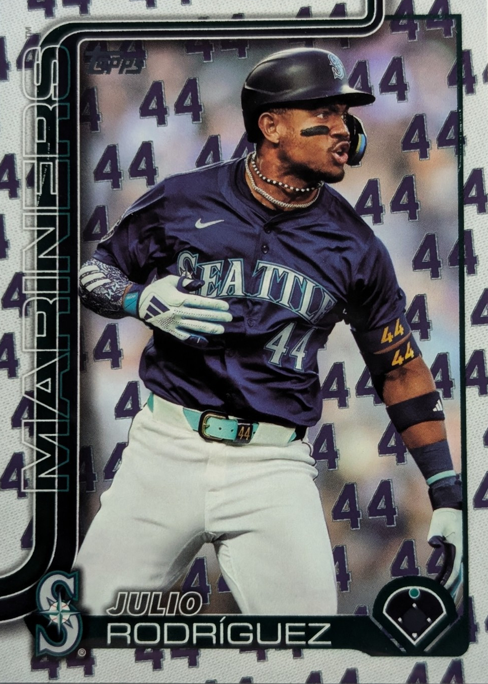 Julio Rodriguez 2025 Topps #266 Player Number Variation (/44