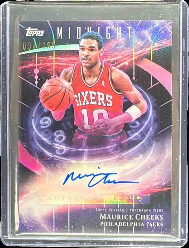 2025 Topps Midnight #SM-MC Stroke of Midnight Autographs - Twilight /199