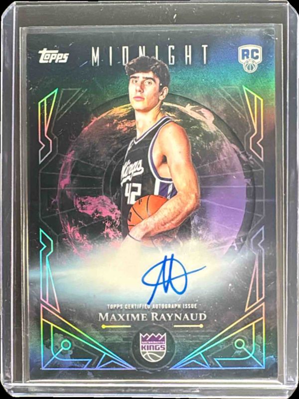 Maxime Raynaud 2025 Topps Midnight #MSR-MR Midnight Sun Rookie