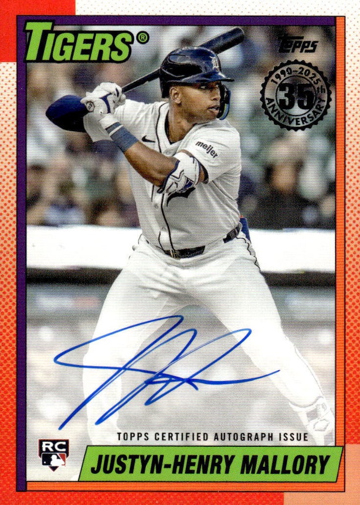 Justyn-Henry Malloy 2025 Topps #90A-JHM 1990 Topps Baseball