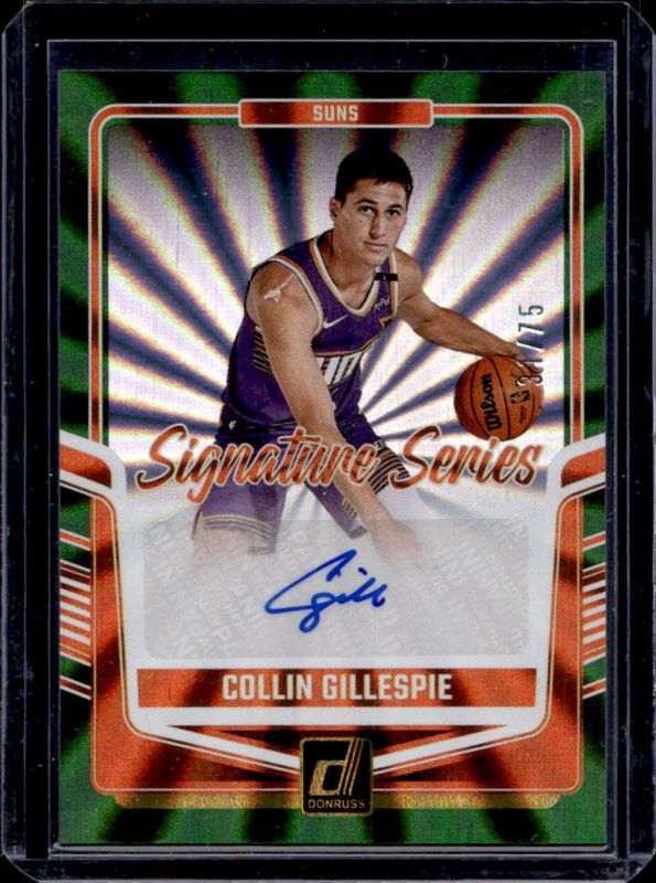 2024 Donruss #SS-CGS Signatures Series - Green Holo Laser /75