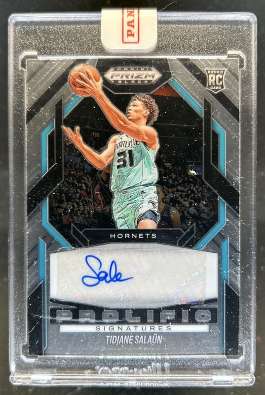 Tidjane Salaun 2024 Prizm Black #12 Prolific Signatures Price