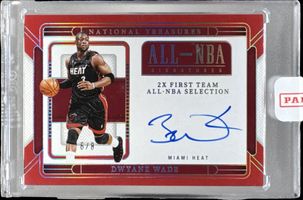 Dwyane Wade 2024 National Treasures #19 All-NBA Signatures