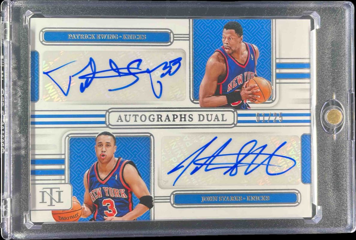 2024 National Treasures #AD-NYK Autographs Dual /25