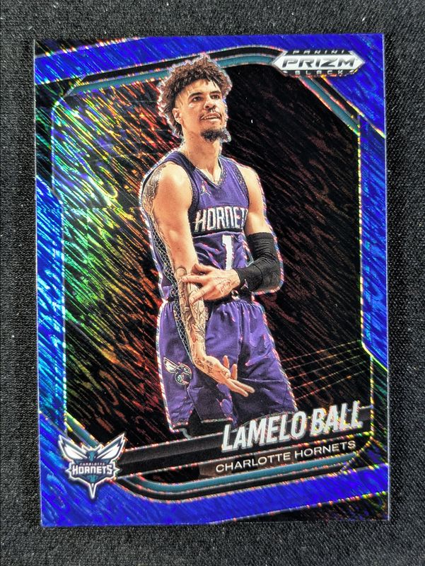 LaMelo Ball 2024 Prizm Black #26 Blue Shimmer /35 Price Guide