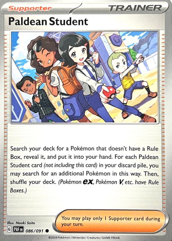 2024 Scarlet & Violet: Paldean Fates #086/091 Base