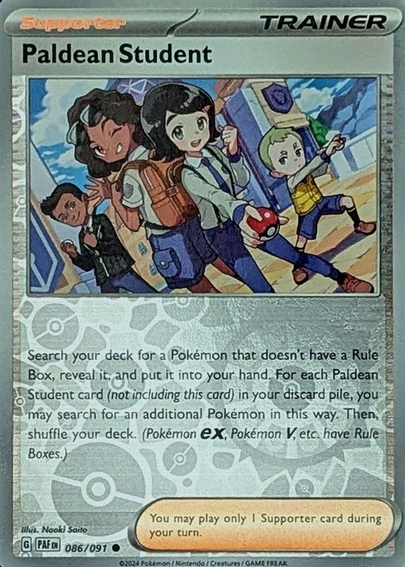 2024 Scarlet & Violet: Paldean Fates #086/091 Reverse Holo
