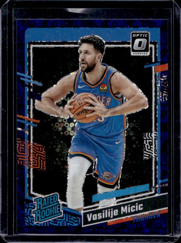 2023 Optic #208 Fast Break Purple /99