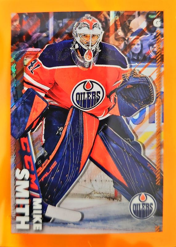 2022 Topps Chrome NHL Sticker Collection #199 Orange Refractor /25