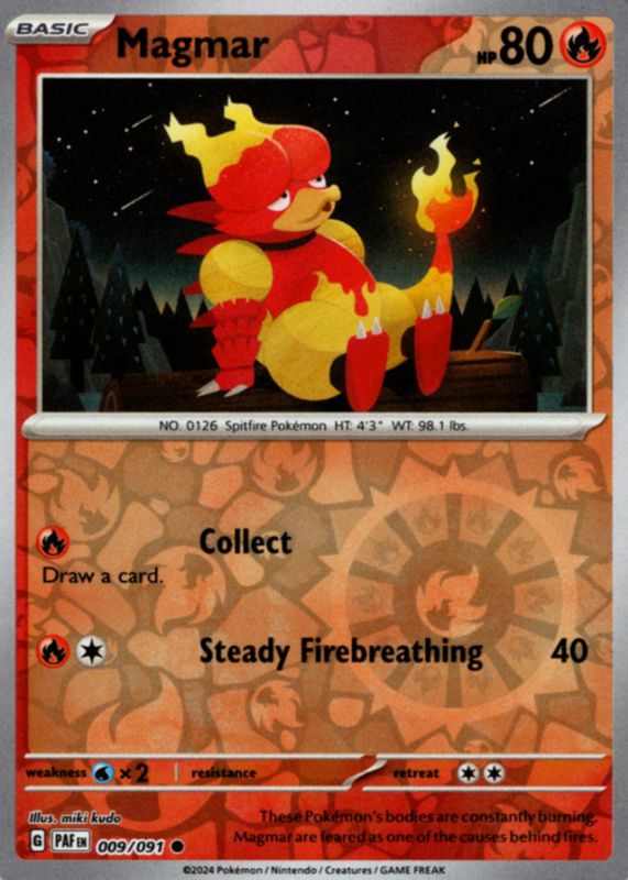 2024 Scarlet & Violet: Paldean Fates #009/091 Reverse Holo