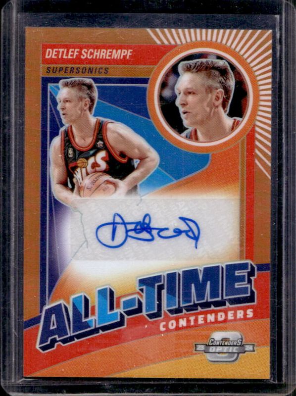 2023 Contenders Optic #AT-DSS All-Time Contenders Autographs - Orange /25