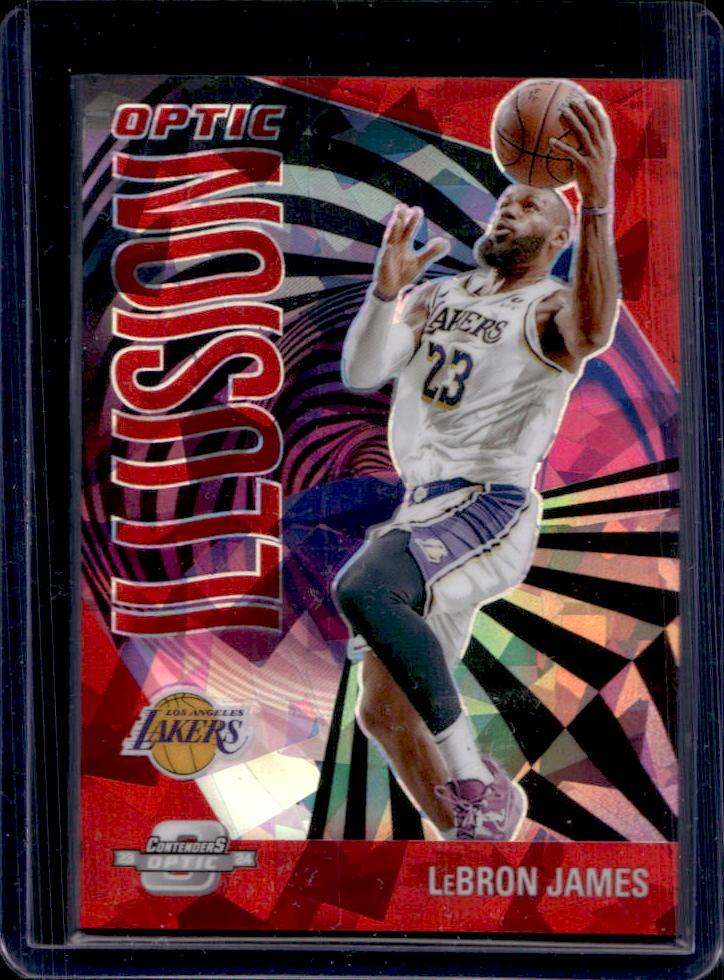 その他 Lebron James 2018 Contenders Optic RED LeBron James 2023 Contenders Optic #23 Optic Illusion - Red