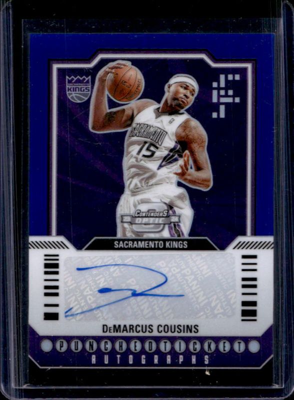 2023 Contenders Optic #PT-DMC Punched Ticket Autographs - Blue /75