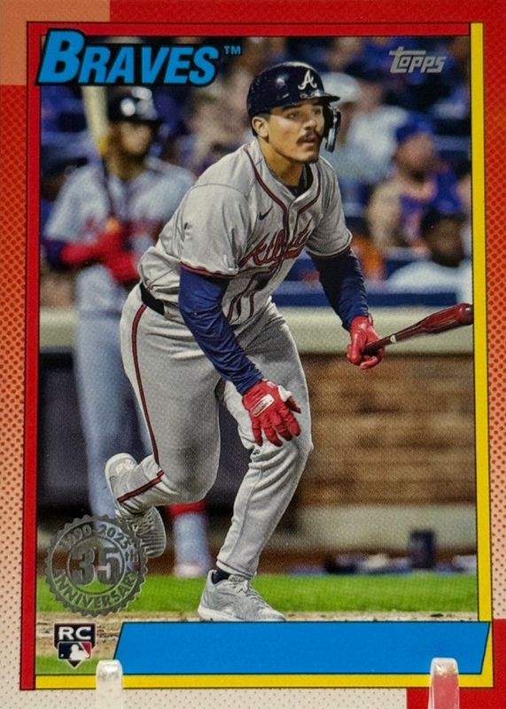Nacho Alvarez Jr. 2025 Topps #T90-79 1990 Topps Baseball - No Name /35 Rookie RAW