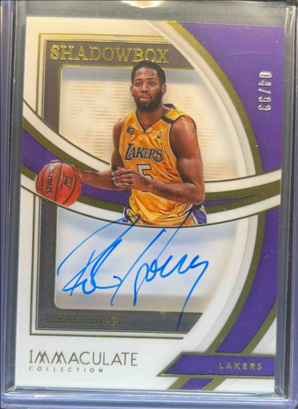 2021 Immaculate #SBS-RHA Shadowbox Signatures /49