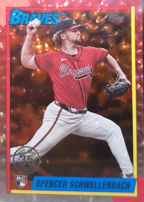 Spencer Schwellenbach 2025 Topps #T90-34 1990 Topps Baseball