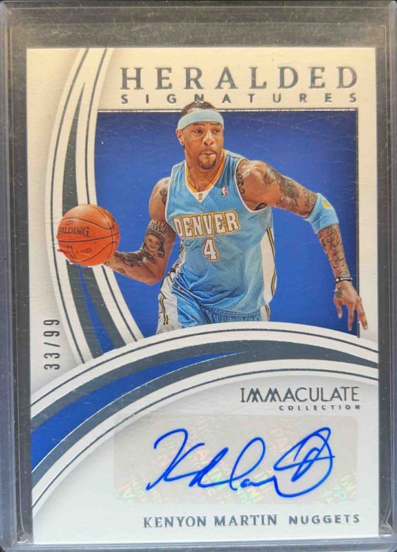 2021 Immaculate #HS-KYM Heralded Signatures /99