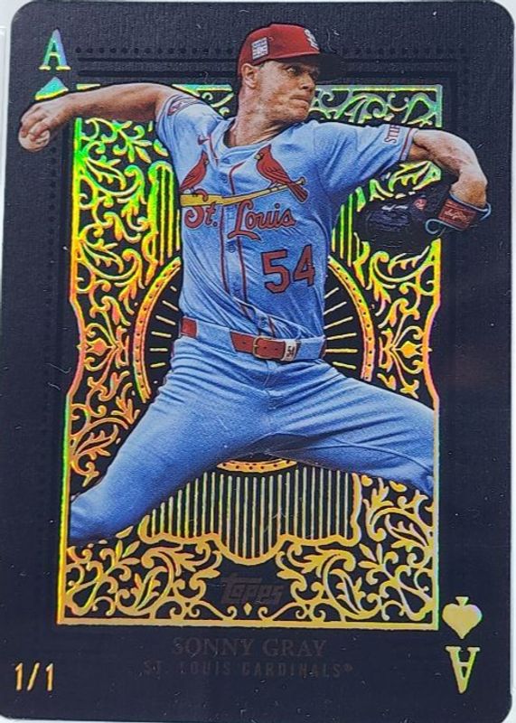 Sonny Gray 2025 Topps #AA-13 All Aces - Gold /1 RAW