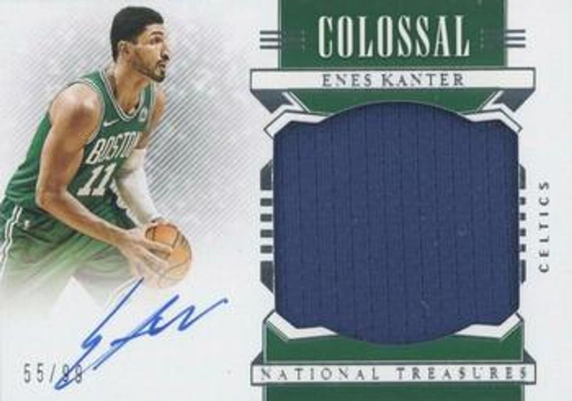 2020 National Treasures #CMA-EKT 2019 National Treasures Colossal Material Autographs /99