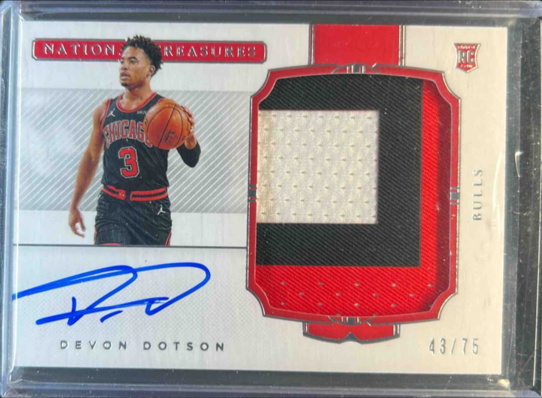 2020 National Treasures #118b Base /99
