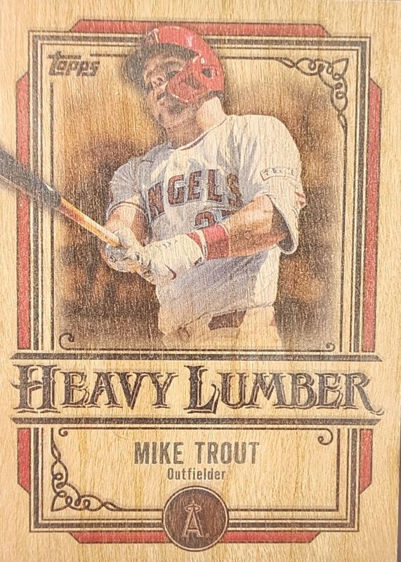 Mike Trout 2025 Topps #HL-7 Heavy Lumber /500 RAW