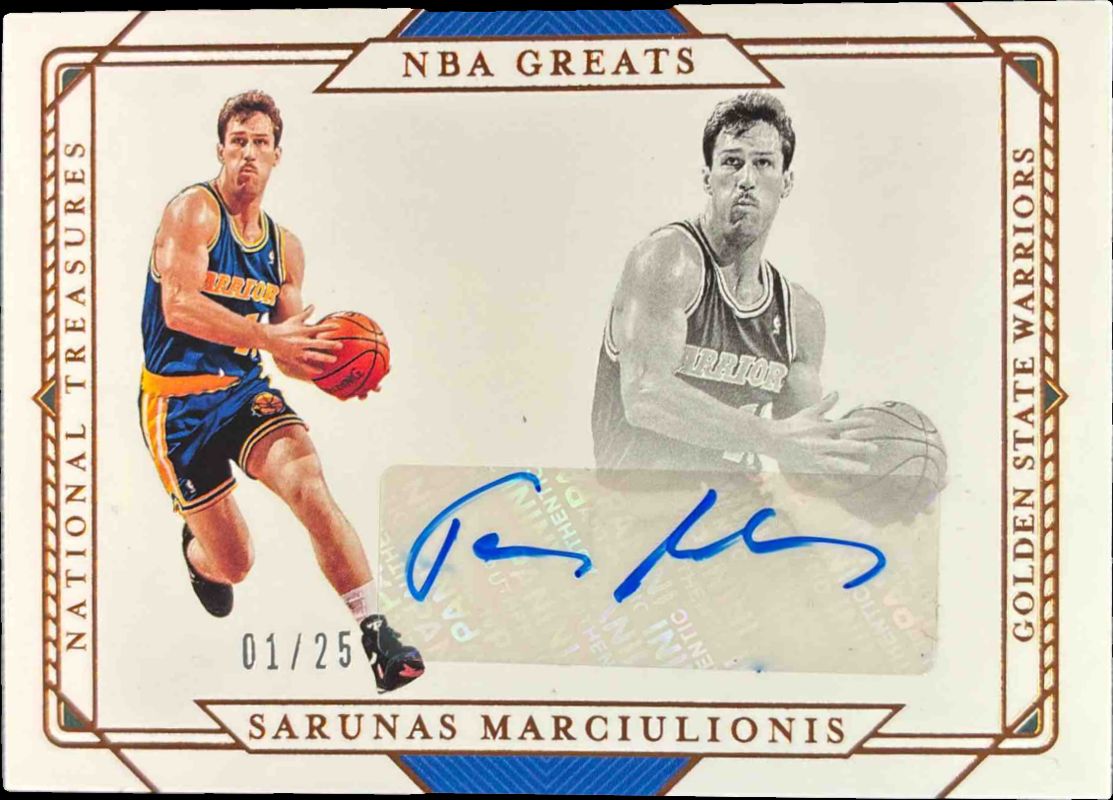 2020 National Treasures #GS-SMC NBA Greats Signatures - Bronze /25