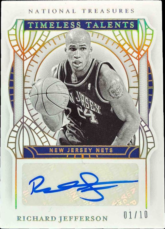 2020 National Treasures #TT-RJF Timeless Talents Signatures - Gold /10